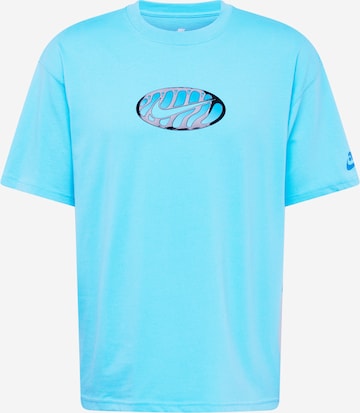 Nike Sportswear T-Shirt 'M90 AM DAY' in Blau: predná strana