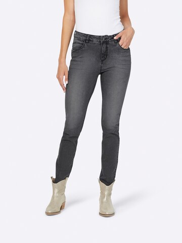 heine Skinny Jeans in Grey: front