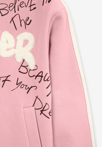 Gulliver Zip-Up Hoodie in Pink