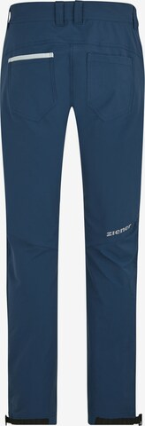 ZIENER Regular Workout Pants 'NOREA' in Blue