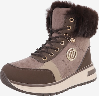 Ital-Design High Heels ' Plateaustiefeletten ' in braun, Produktansicht