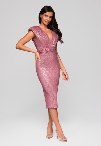 Ombre Avondjurk in Roze