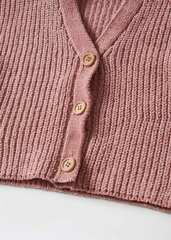 Cardigan 'Souffleb' MANGO KIDS en rose