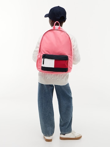TOMMY HILFIGER Rucksack 'Essential' in Pink