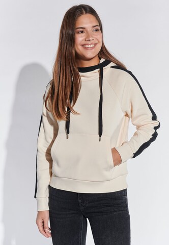 Vestino Sweatshirt in Beige: Vorderseite
