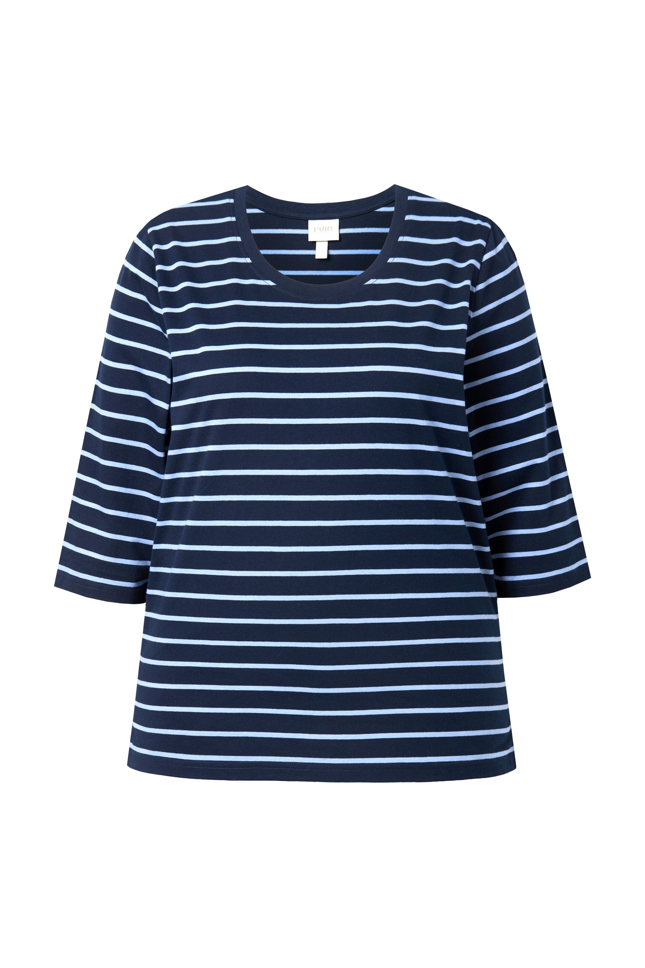 Ulla Popken Shirt in Blauw: voorkant