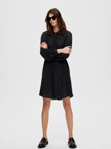 SELECTED FEMME Shirt Dress 'Mirian' in Black