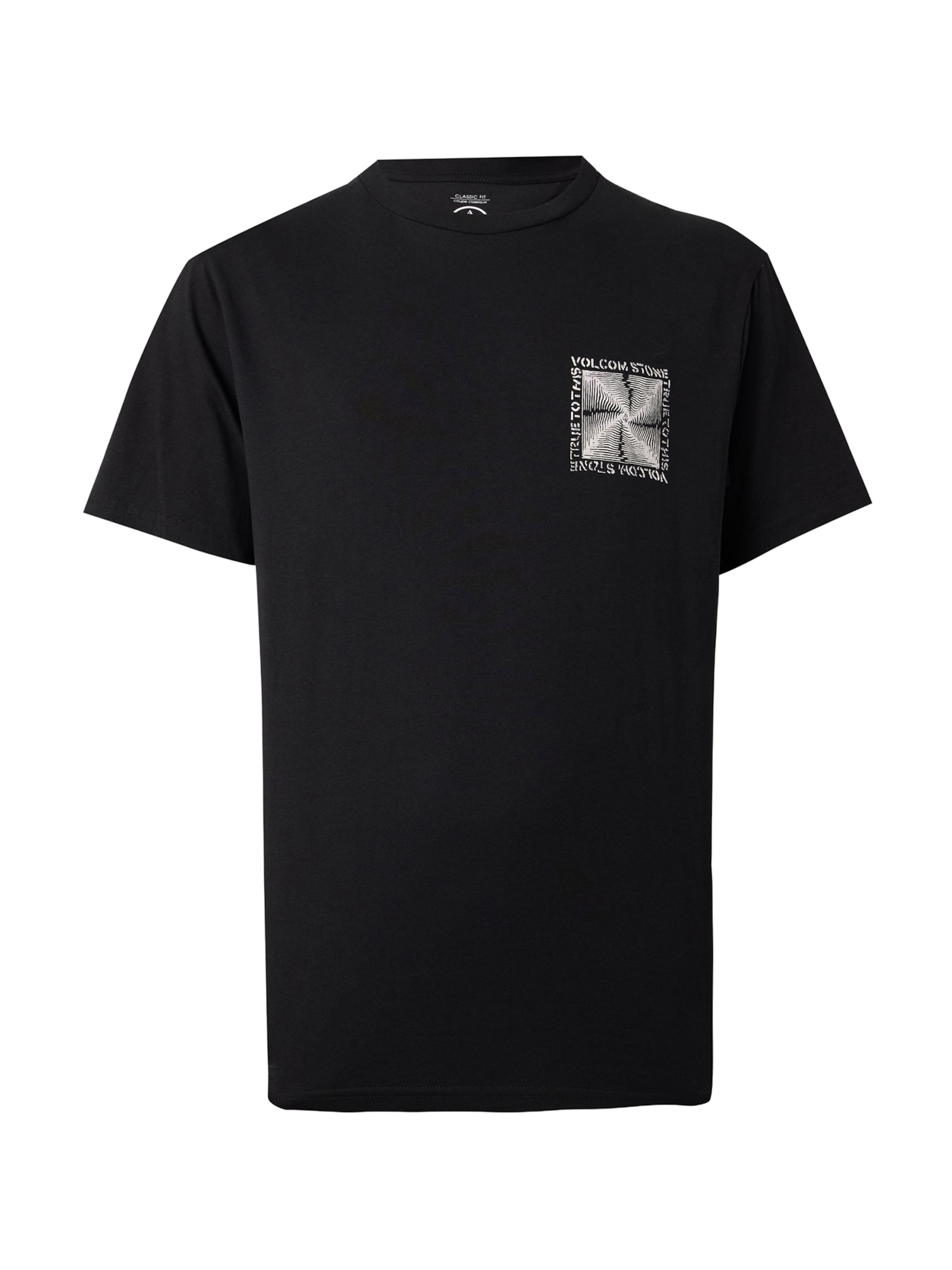 Volcom Тениска 'VOIDSTONE' в черно: отпред