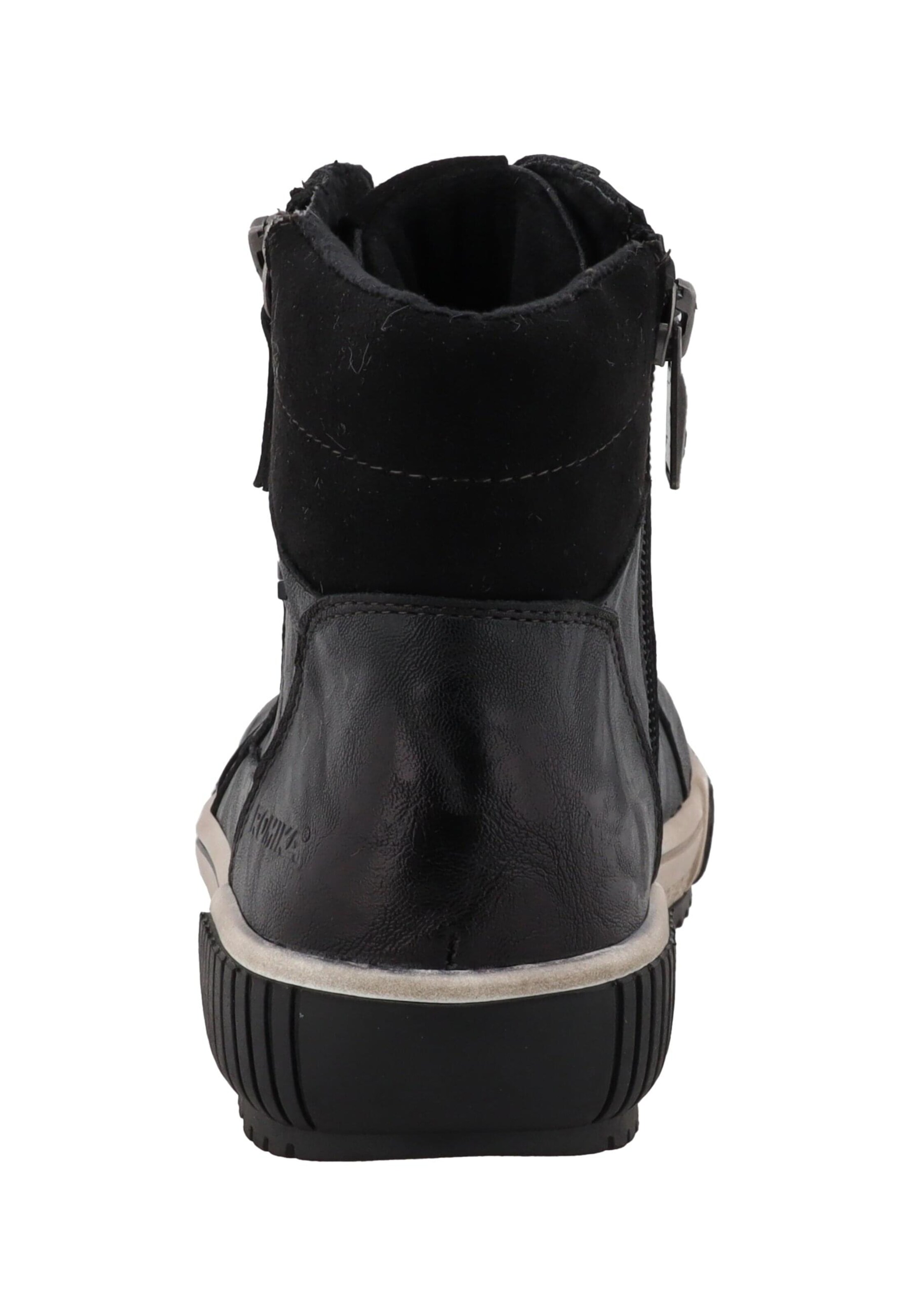 ROMIKA Šněrovací kozačky 'Ganya' – černá