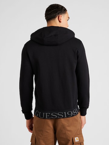 GUESS Sweatjacke 'BROOKS' in Schwarz