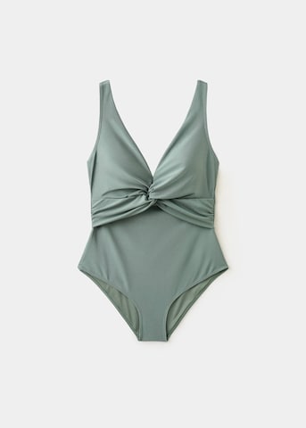 MANGO Swimsuit in Green