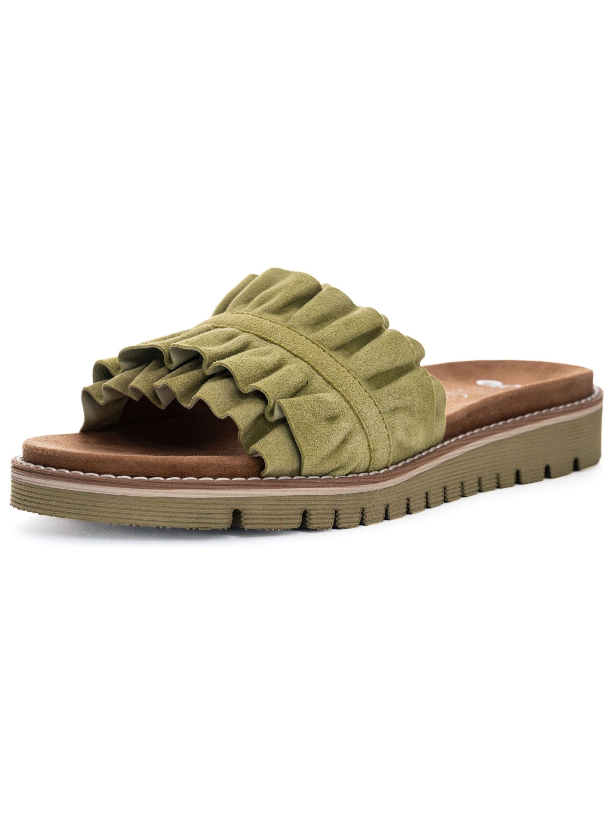 Sandales ARA en vert : devant