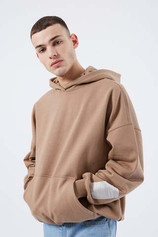 Dr. Denim Sweatshirt 'Alec' in Brown: front