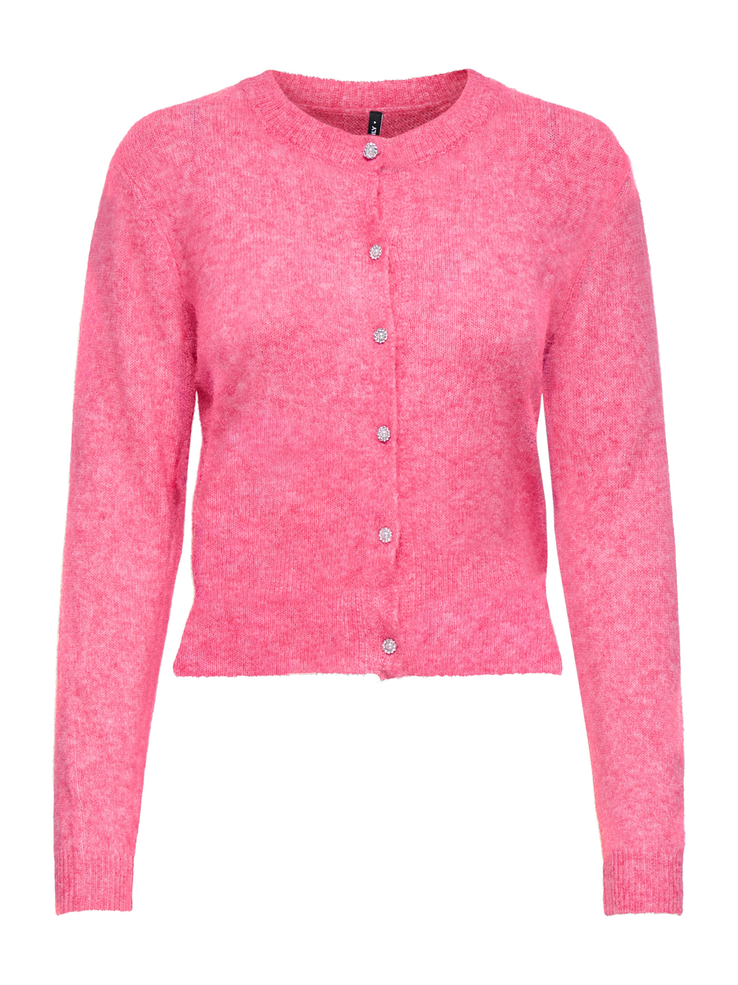 ONLY Плетена жилетка 'ONLHAVANNA' в розово: отпред