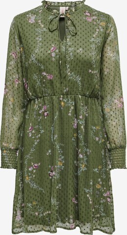 Robe 'AIDA ELISA' ONLY en vert : devant