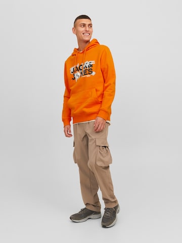 JACK & JONES Sweatshirt 'DUST' i orange