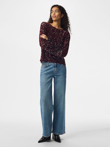 PIECES Top 'KAMMY' in Red