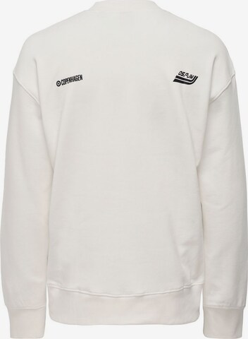 Only & Sons Sweatshirt 'Troy' i hvid