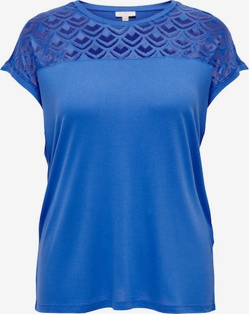 ONLY Carmakoma - Camiseta 'Flake' en azul: frente