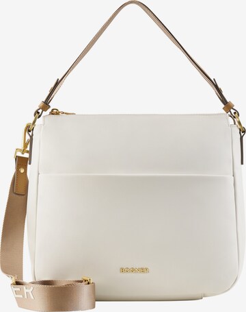 BOGNER Shoulder Bag in White: front