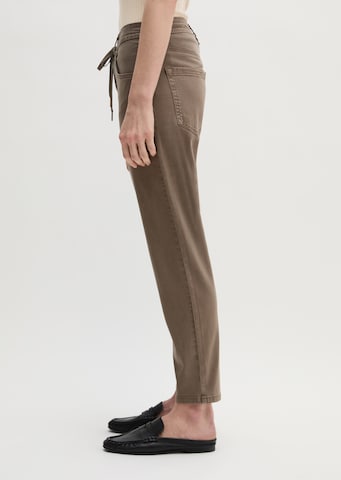 Marc O'Polo Loose fit Trousers 'Theda' in Brown