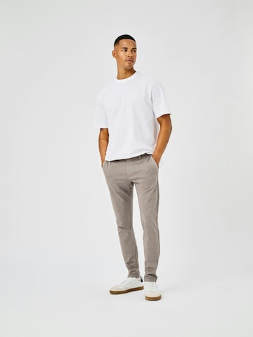 Only & Sons - Slimfit Calças chino 'Mark' em cinzento