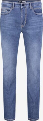 MAC Slimfit Jeans in Blauw: voorkant