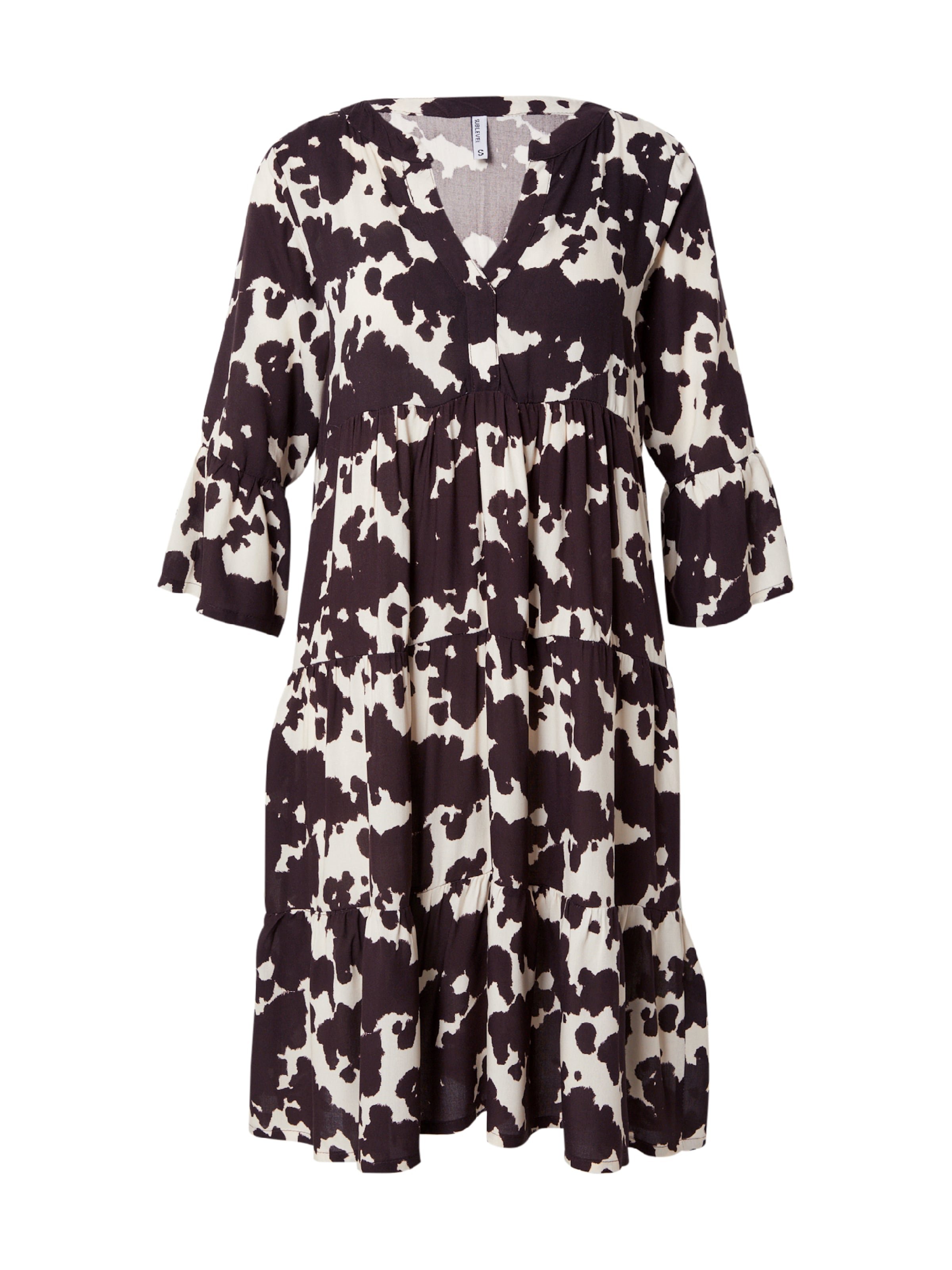 Sublevel Dress in Brown: front