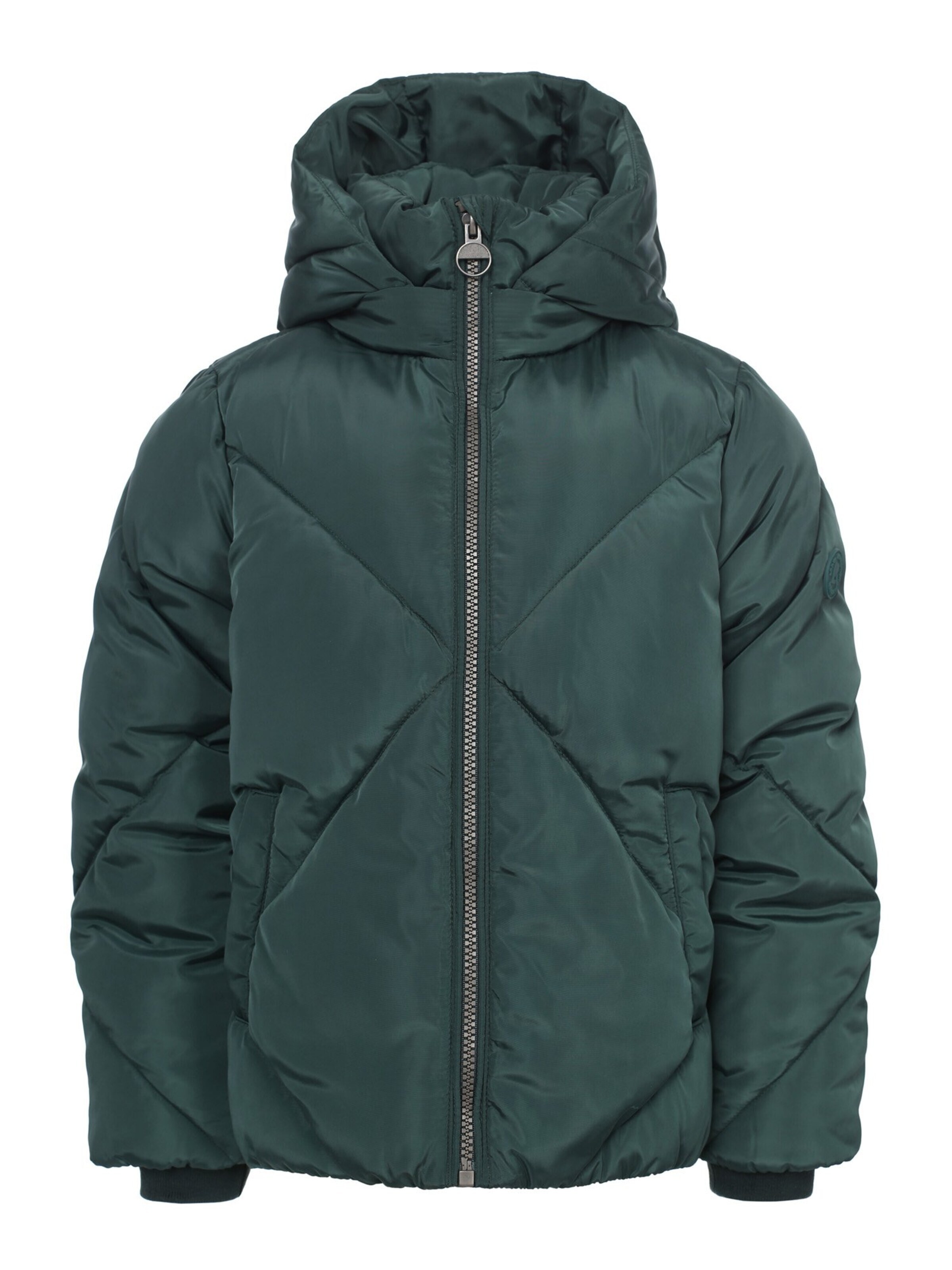 Looxs Revolution Winterjas in Groen: voorkant