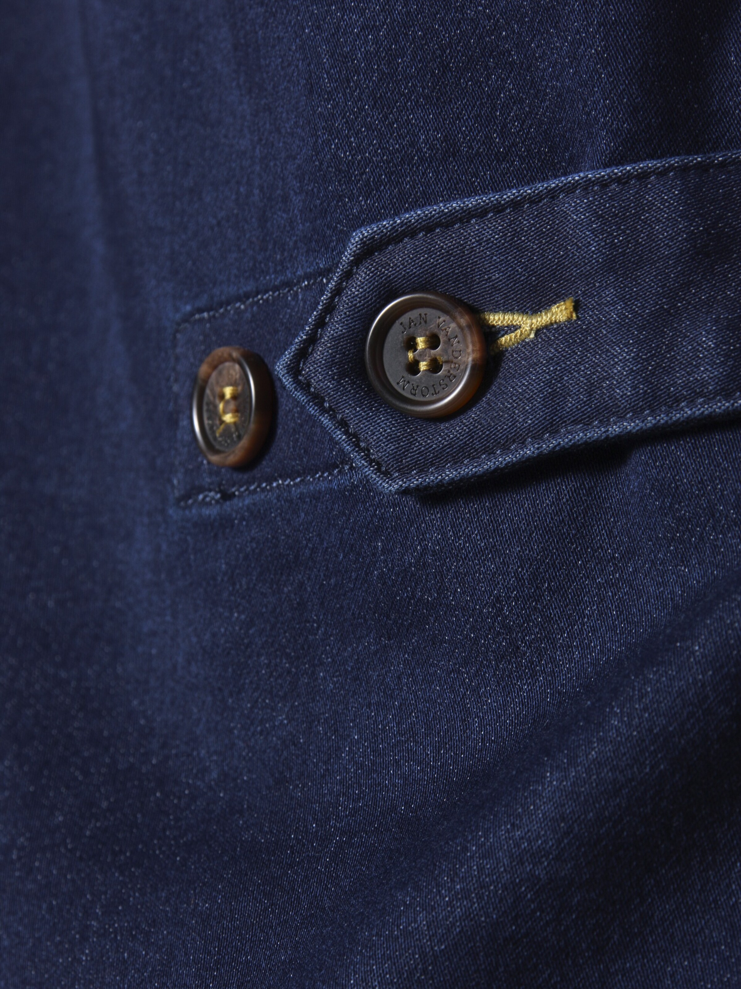 Jan Vanderstorm Vest 'Hildevin' in Blue