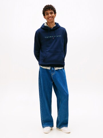 Tommy Jeans - Sweatshirt em azul: atrás