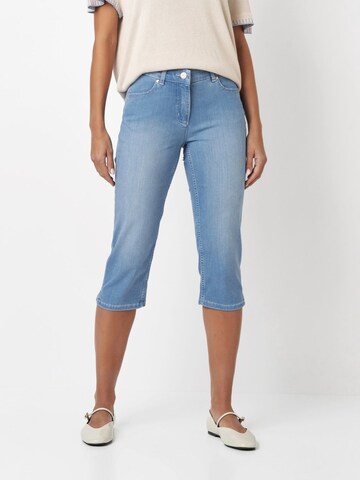 TONI Slimfit Jeans in Blau: Vorderseite