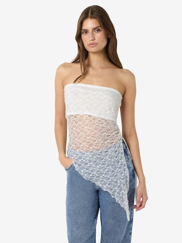 Noisy may Bralette Bra in White