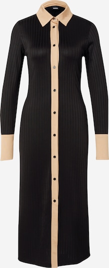 BOSS Black Knit dress 'Elanta' in Beige / Black, Item view