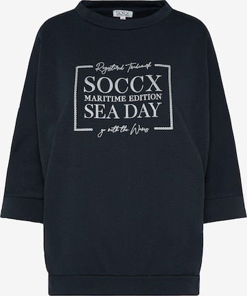 Soccx Sweatshirt in Blau: predná strana