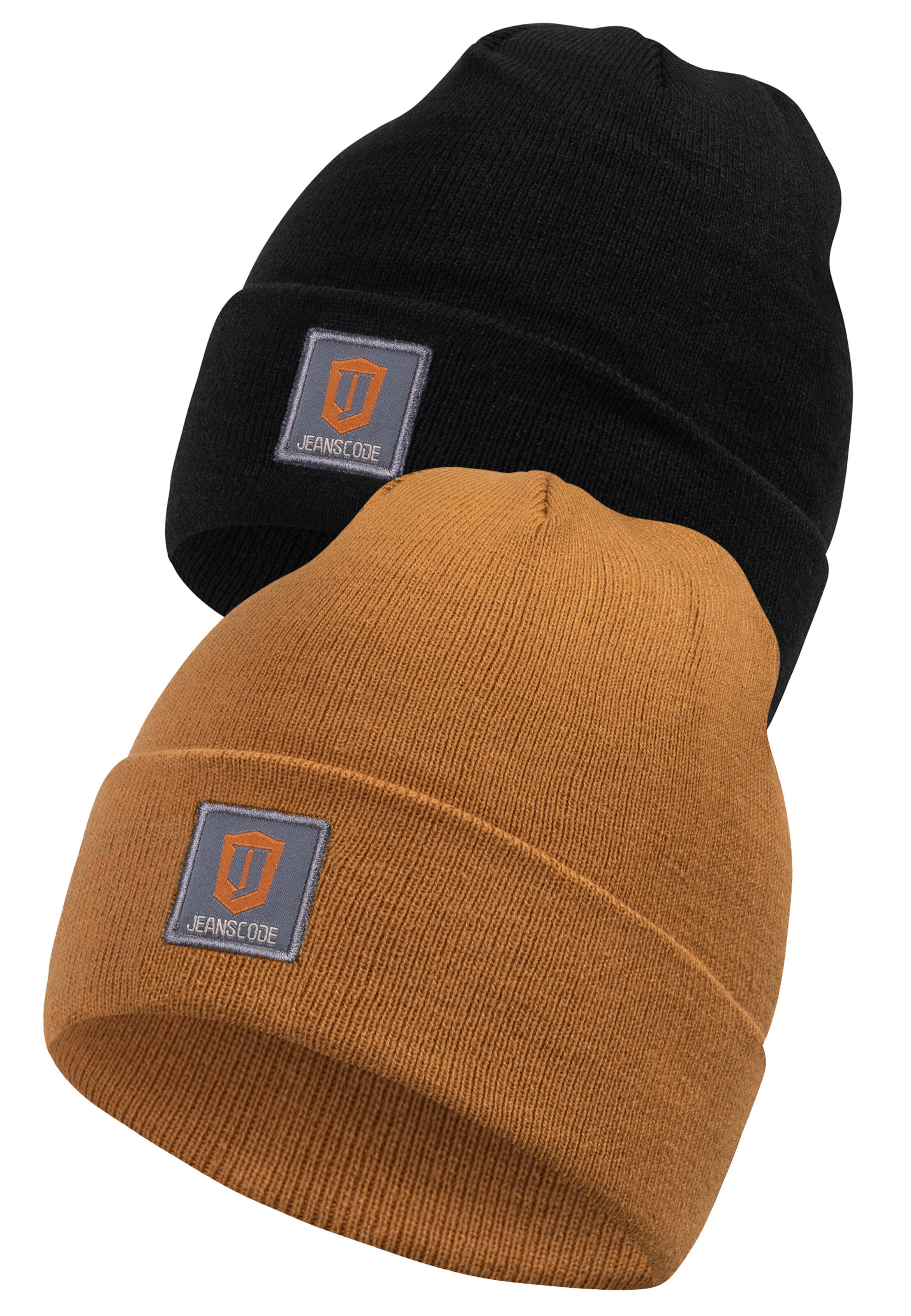 INDICODE JEANS Beanie ' Vulcano' in Brown: front