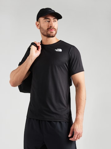 juoda THE NORTH FACE Sportiniai marškinėliai: priekis