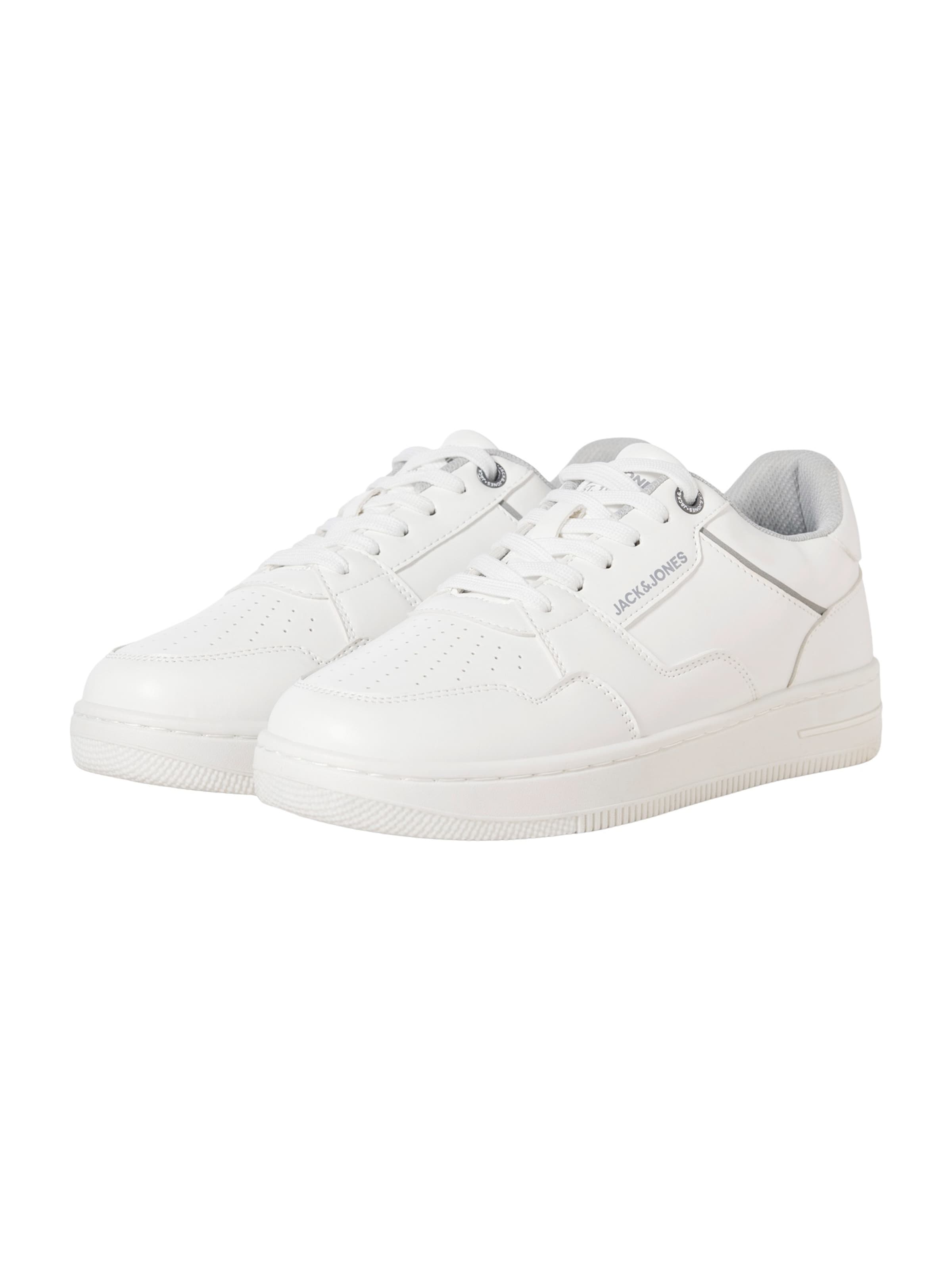 JACK & JONES Σνίκερ χαμηλό 'JFWSYCAMORE' σε λευκό