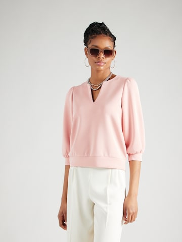 Sweat-shirt s.Oliver en rose : devant