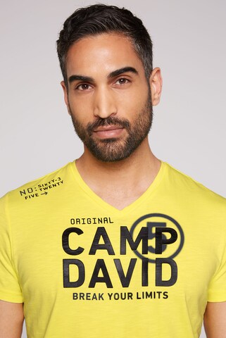 Maglietta di CAMP DAVID in giallo