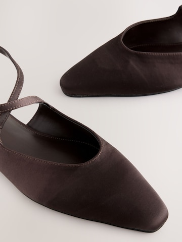 Next Rihmaga baleriina 'Forever Comfort®', värv pruun