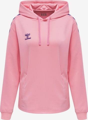 Sweat de sport Hummel en rose : devant