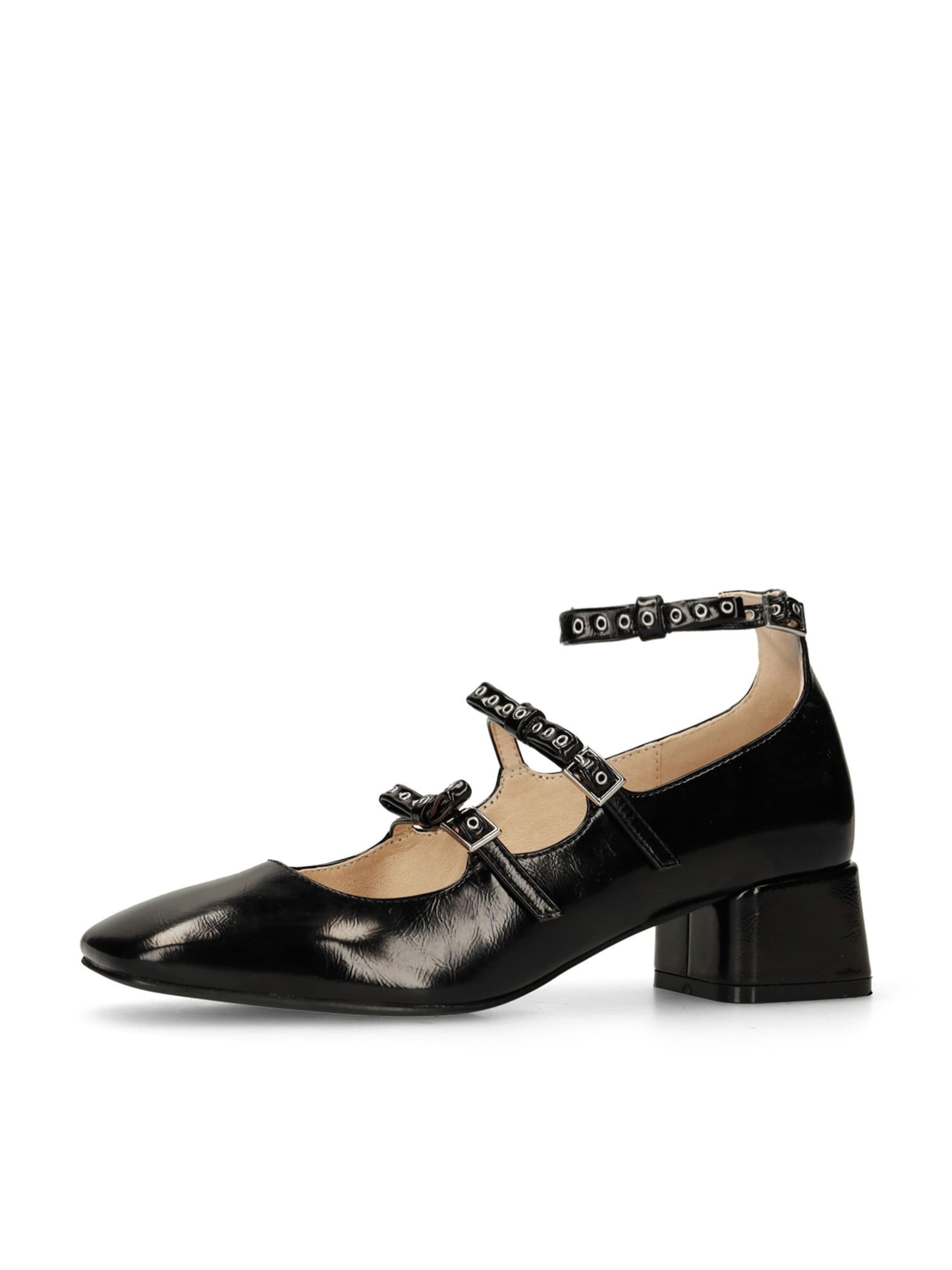 Escarpins à bride arrière SACHA en noir : devant