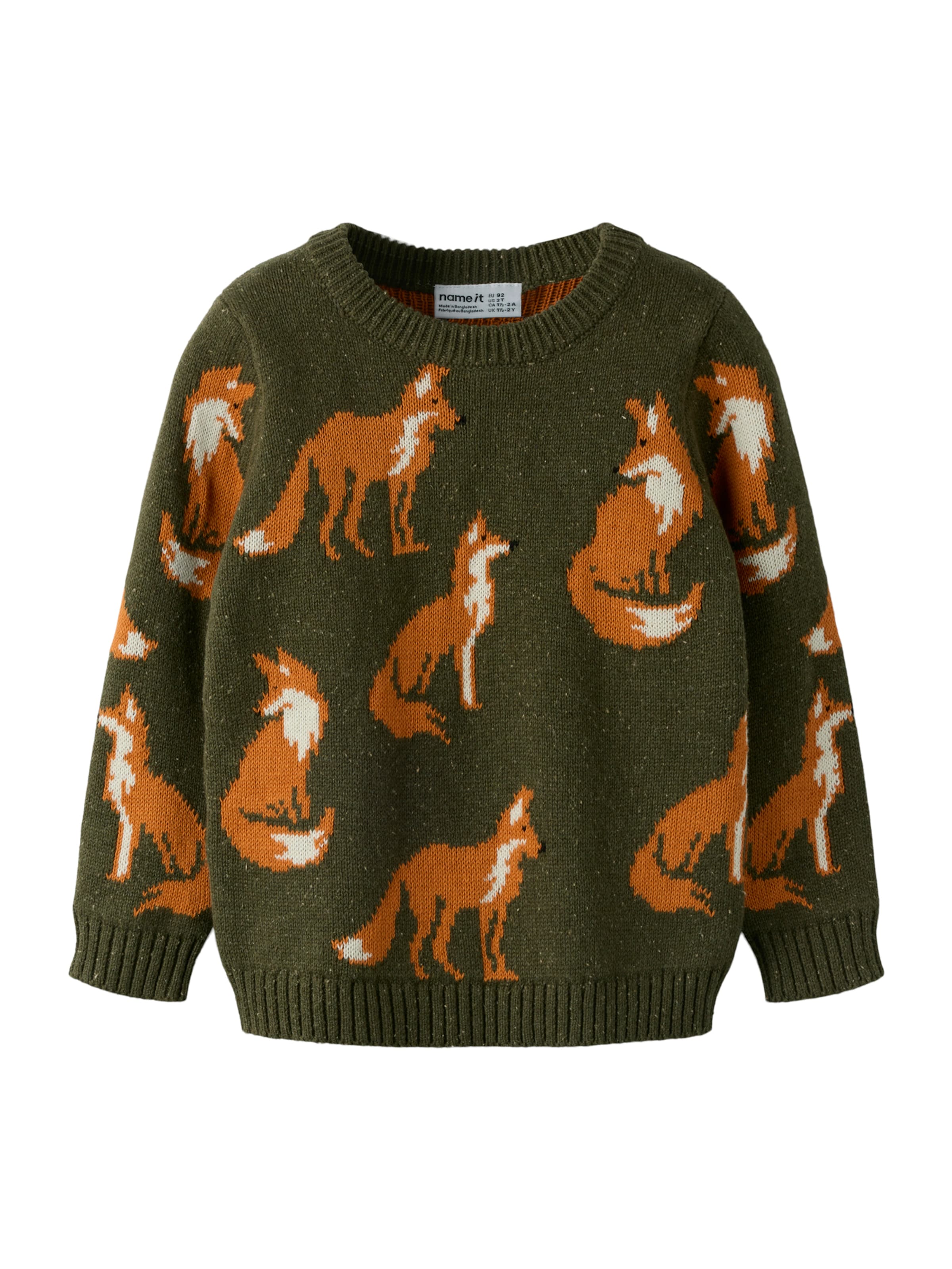 NAME IT - Jersey 'NMMOLA' en verde: frente
