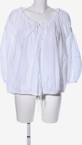 Wunderkind Oversized Bluse in M in White: front
