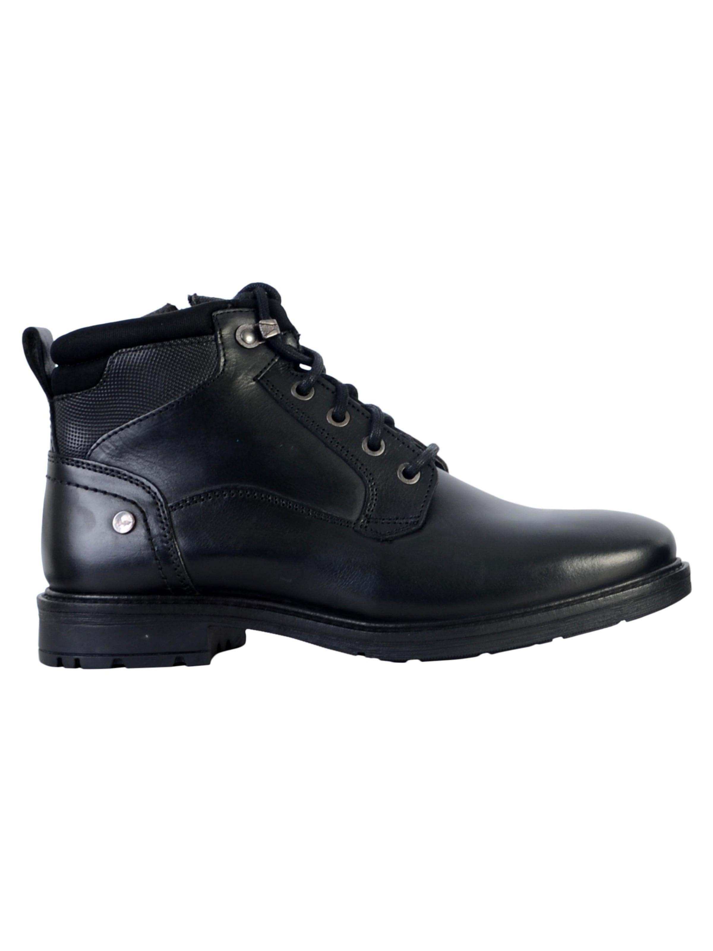 Stivaletto stringato di Kaporal in nero: frontale
