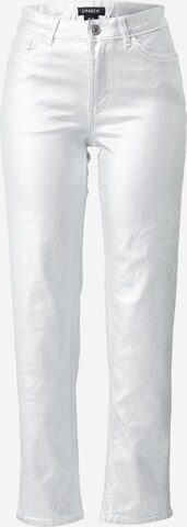Lindex Regular Jeans in Silver: front
