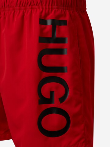 HUGO Badeshorts 'Abas' in Rot