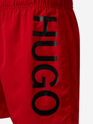 HUGO Red Board Shorts 'Abas' in Red