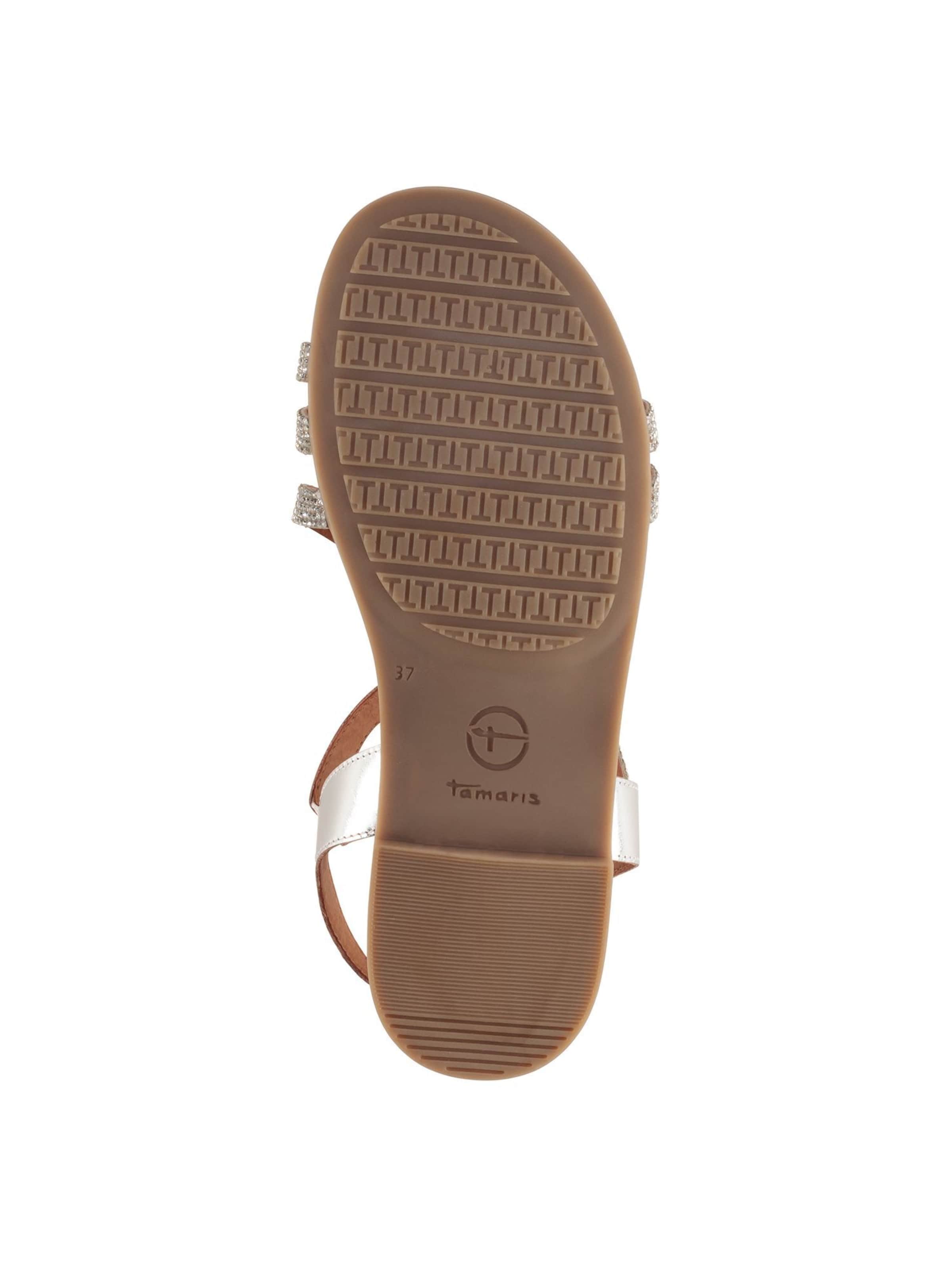 Tamaris Strap sandal in Silver